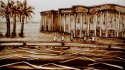 2011 :: Sand drawing for movie during event, Saudi Arabia