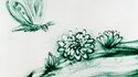 2009 - Dessin sur sable vert