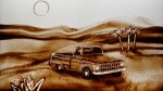 2011 :: Sand drawing for movie during event, Saudi Arabia {JPEG}